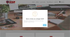 Desktop Screenshot of iesp.com.br